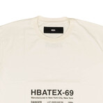 Jim Logo Short Sleeve T-Shirt // White (S)