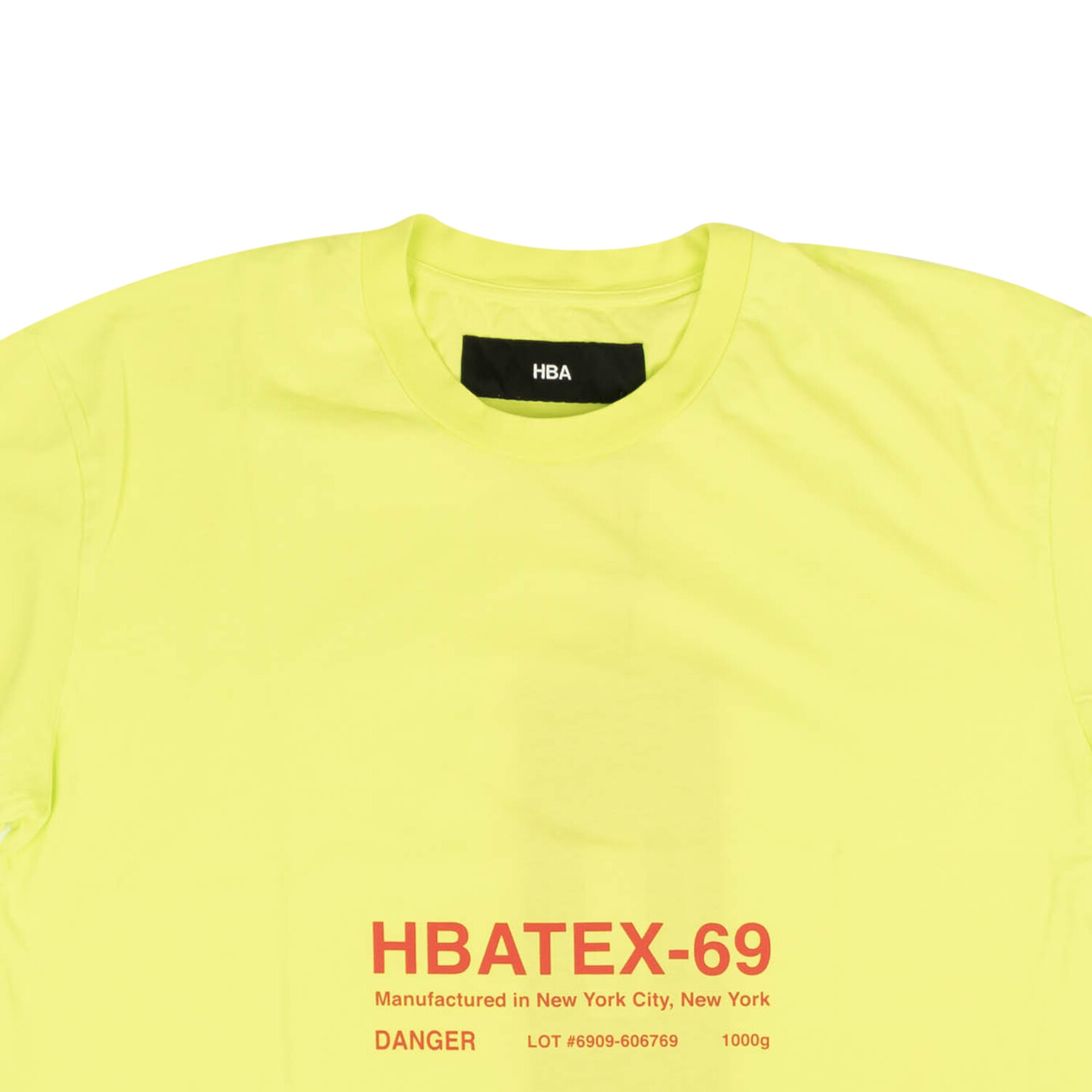 Frank Logo Short Sleeve T-Shirt // Yellow (M) - Valentino + Hood By Air ...