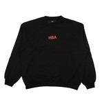 Patches Red Logo Crewneck Sweatshirt // Black (XL)