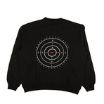 Patches Red Logo Crewneck Sweatshirt // Black (XL)