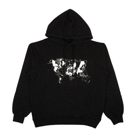 Planisfero Hoodie Sweatshirt // Black (S)