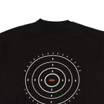 Patches Red Logo Crewneck Sweatshirt // Black (XL)