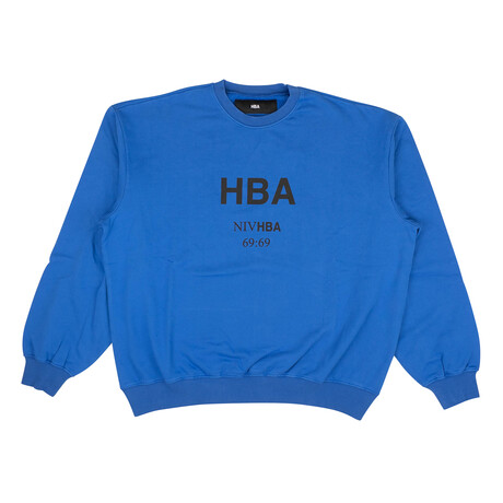 Logo 69 Crewneck Sweatshirt // Blue (S)