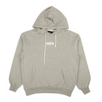 Melange Logo Hoodie Sweatshirt // Grey (S)