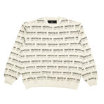 Logo Printed Crewneck Sweatshirt // White (L)