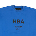 Logo 69 Crewneck Sweatshirt // Blue (S)