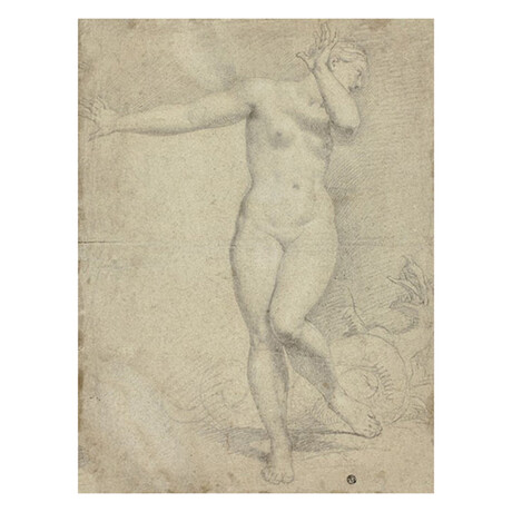 Andromeda and the Sea Monster by Charles Le Brun (15"H x 18"W x 2"D)