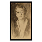 Portrait of Mrs. Esperanza Rabbit of Zanetti 1924 by John Singer Sargent (15"H x 18"W x 2"D)