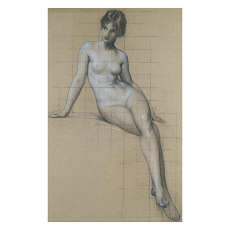 Study for the Kelpie by Herbert James Draper (15"H x 18"W x 2"D)