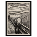 The Scream 1895 by Edvard Munch (15"H x 18"W x 2"D)