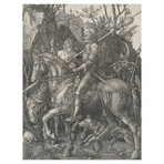 Knight, Death and the Devil 1513 by Albrecht Durer (15"H x 18"W x 2"D)