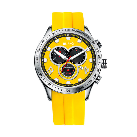 JIUSKO Tachymeter Chronograph Quartz // 85LS1010 // Pre-Owned
