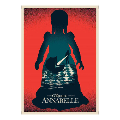 Annabelle (Vintage Movie Poster) // MightyPrint™ Wall Art // Backlit LED Frame
