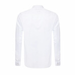 Magic Long Sleeve Button Up // White (L)