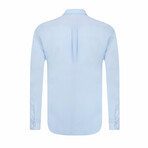 Waterford Long Sleeve Button Up // Blue (M)