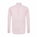 Belfast Long Sleeve Button Up // Pink (L)