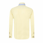 Lisburn Long Sleeve Button Up // Yellow (XL)