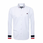 Tahran Long Sleeve Button Up // White (S)