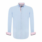 Waterford Long Sleeve Button Up // Blue (M)