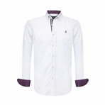 Magic Long Sleeve Button Up // White (M)