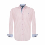 Belfast Long Sleeve Button Up // Pink (3XL)
