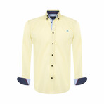 Lisburn Long Sleeve Button Up // Yellow (M)