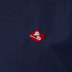 Tahran Long Sleeve Button Up // Navy (M)