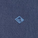 Katnis Long Sleeve Button Up // Dark Denim (XL)