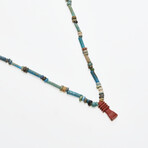 Egyptian Bead Necklace with Amulet // c. 664-322 BC