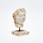 Excellent Indus Valley Stucco Head // 4th - 5th Century CE