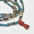 Egyptian Bead Necklace with Amulet // c. 664-322 BC