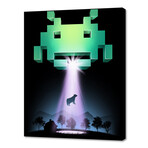 Space Invaders (8"H x 10"W x 0.75"D)