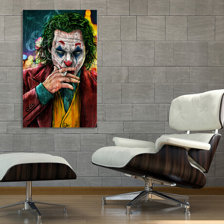 Smoking Joker Pt.1 (12"H x 8"W x 0.75"D)