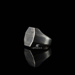 Oxidized Solid Silver Ring // Oxidized Silver (7)