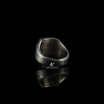 Oxidized Solid Silver Ring // Oxidized Silver (8)