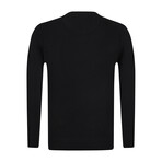 Caden Round Neck Pullover // Black (2XL)