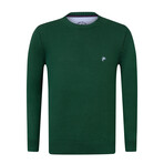 Israel Round Neck Pullover // Olive (S)