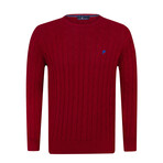 Evan Round Neck Pullover // Red (XL)