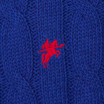 Isaac Round Neck Pullover // Royal (L)