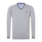 Jeremy V-Neck Pullover // Gray Melange (2XL)