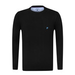 Caden Round Neck Pullover // Black (2XL)