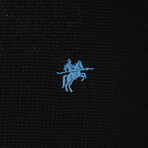 Caden Round Neck Pullover // Black (2XL)