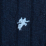 Owen Round Neck Pullover // Navy (L)