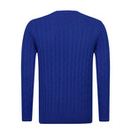 Isaac Round Neck Pullover // Royal (L)