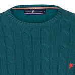 James Round Neck Pullover // Green (XL)