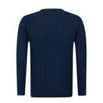 Owen Round Neck Pullover // Navy (L)