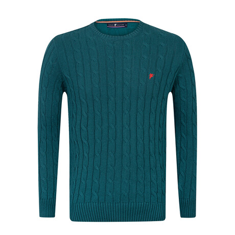 James Round Neck Pullover // Green (S)