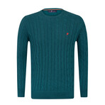 James Round Neck Pullover // Green (XL)