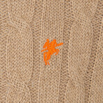 Anthony Round Neck Pullover // Beige Melange (XL)