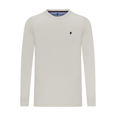Jason Round Neck Pullover // Ecru (S)